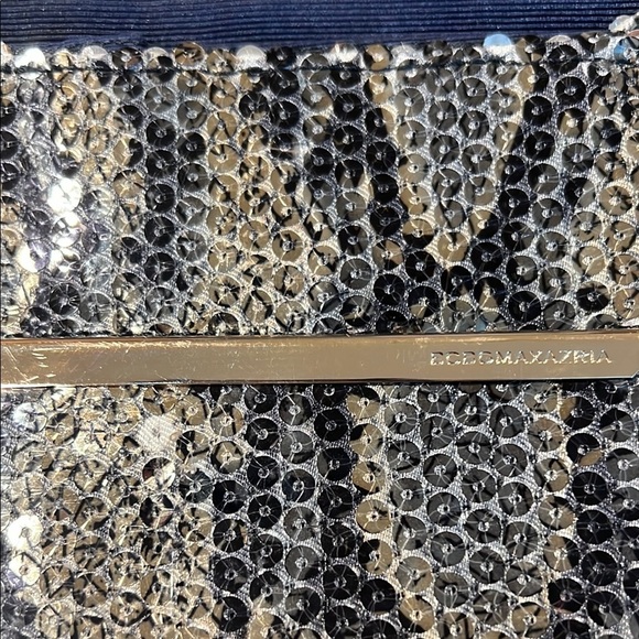 BCBG Max Azria Snake Print Sequin Clutch - Picture 2 of 7